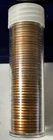 1930’s 40's 50s Lincoln Wheat Cent P-D-S Mixed Roll (50) RED/RB AU/BU Reflective