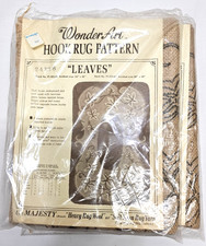 Wonder Art Zestaw do zaczepów dywanów "Liście" 24"x36" Zestaw 2 szt.