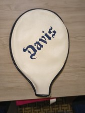 Vtg Davis Tennis Racket Zipper Cover Only Made in USA Victor Sports Inc See Pics