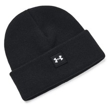Under Armour Boys' Halftime Beanie Black / White, One Size 