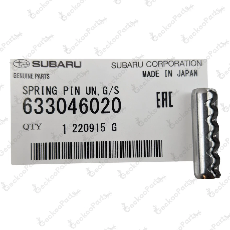 Subaru Genuine 1990-18 Manual Gear Shifter Spring Pin Impreza Wrx STI 633046020 - Image 2 of 4