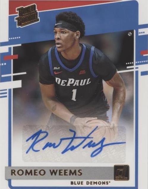 Romeo Rwe 2021-22 Panini Chronicles Draft Picks - Donruss Rated Rookie Autographs ...