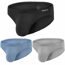 Men's Soft Breathable Bamboo Sexy Big Pouch Comfortable Pants