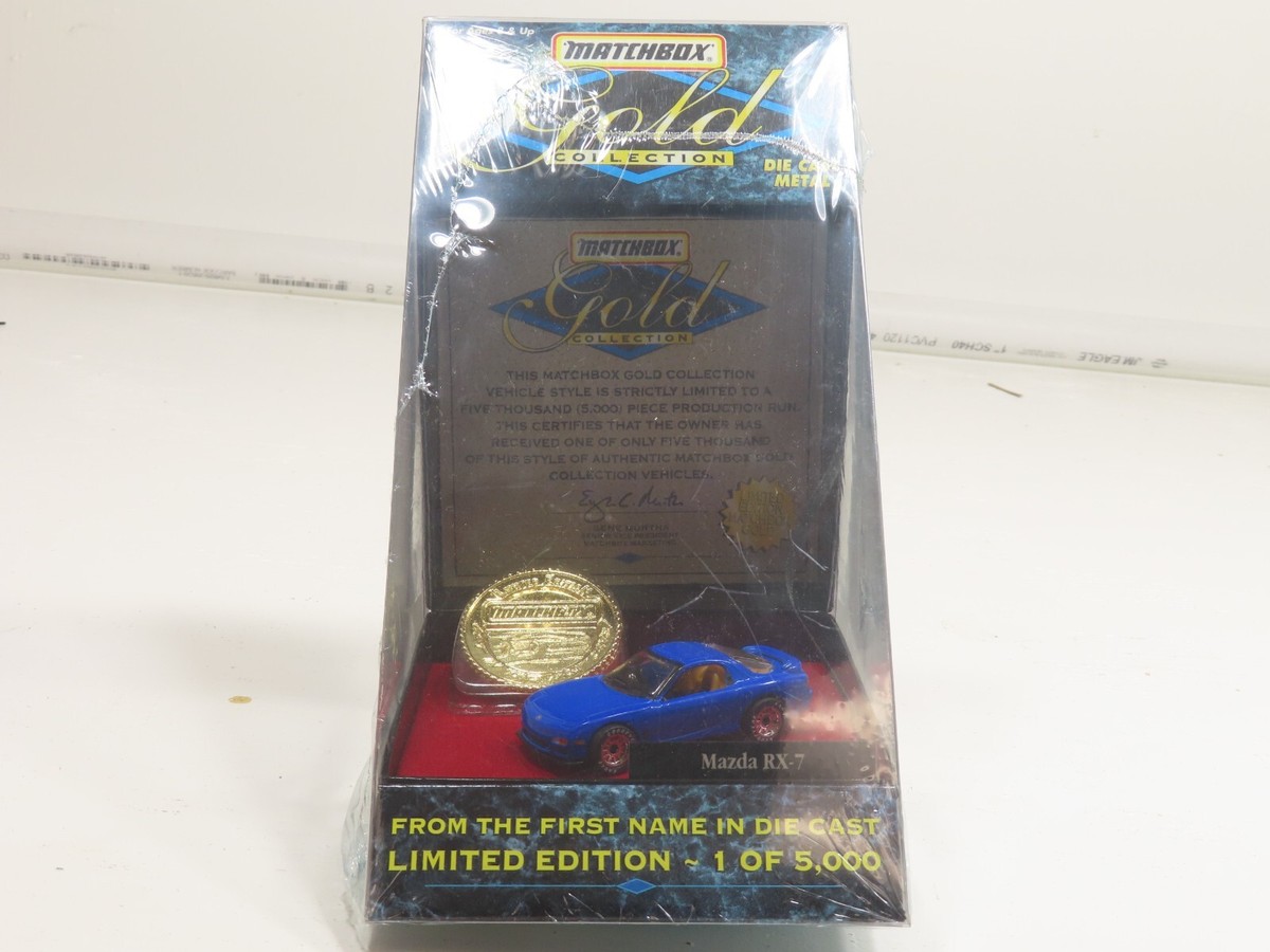 MatchBox 42751 Gold Collection Mazda RX-7 1 of 5,000 Limited