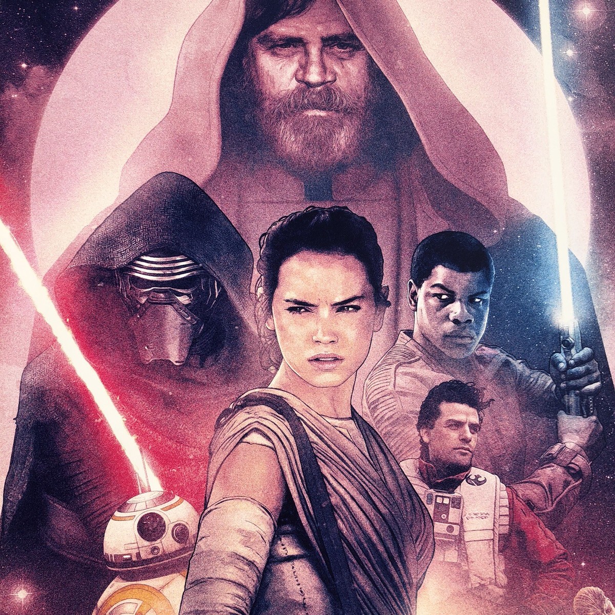 スターウォーズ ポスター bottleneck gallery mondo Star Wars The Force Awakens Adam Relf silkscreen poster