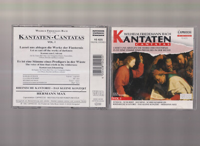 W.F. Bach: Kantaten, Vol. 1 (CD, Apr-1994, Capriccio Records) Nice! #1024JS