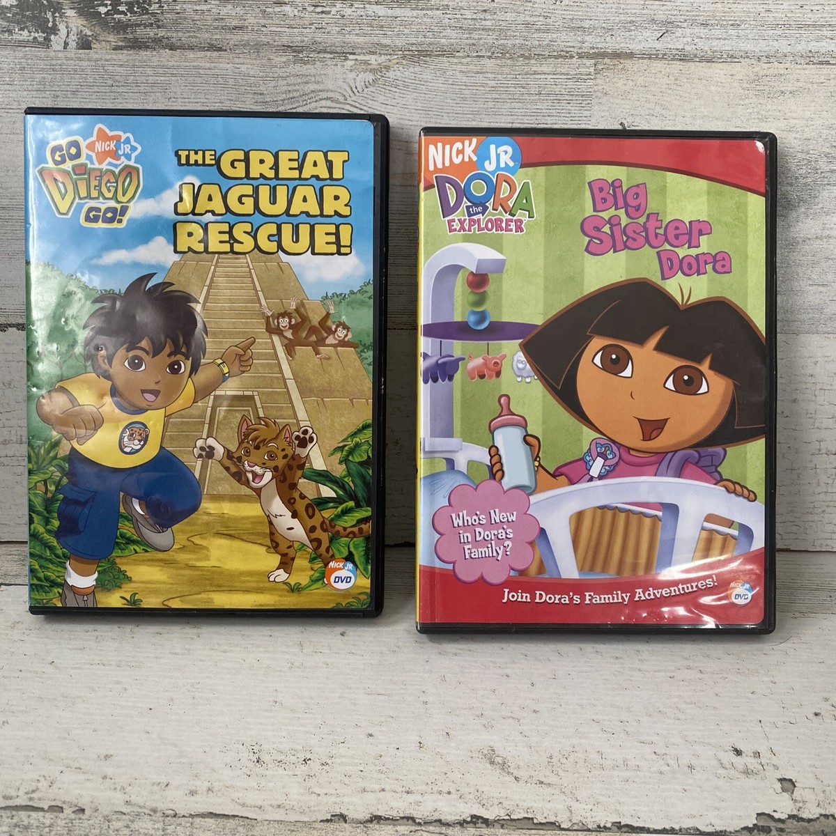 GO DIEGO GO! DVD 英語 多読 Dora 知育 Go Diego Go The Great Jaguar Rescue + The Big Sister Dora
