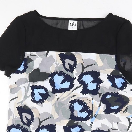 VERO MODA Womens Floral Polyester Blend Shift Size XS - Picture 5 of 12