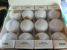 Vintage Zippo Custom Imprinted Golf Balls Warning,Underground Cable Before Dig-