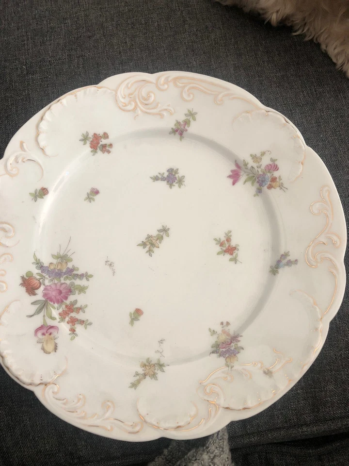 Platos de cena R.C Royal Louis XIV 2 piezas 9,5 pulgadas Foto 4 de 4