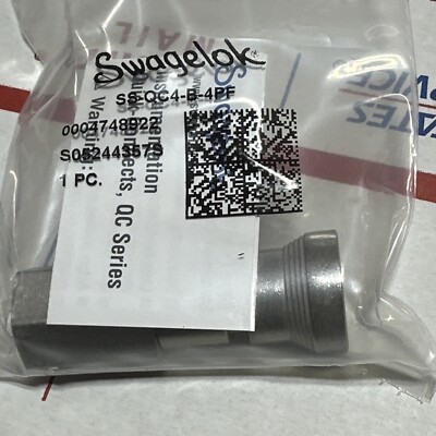 NEW Swagelok SS-QC4-B-4PF Stainless Steel QC Quick Connect