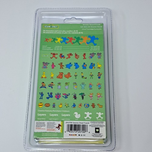 Cricut Cartridge Sesame Street Friends 29-0700 New Sealed Cookie Monster Elmo - Picture 5 of 14