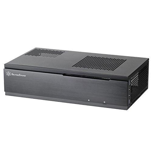 SilverStone SST-ML06B - Milo Silent HTPC Mini-ITX Slim PC Case, Black - Picture 1 of 7
