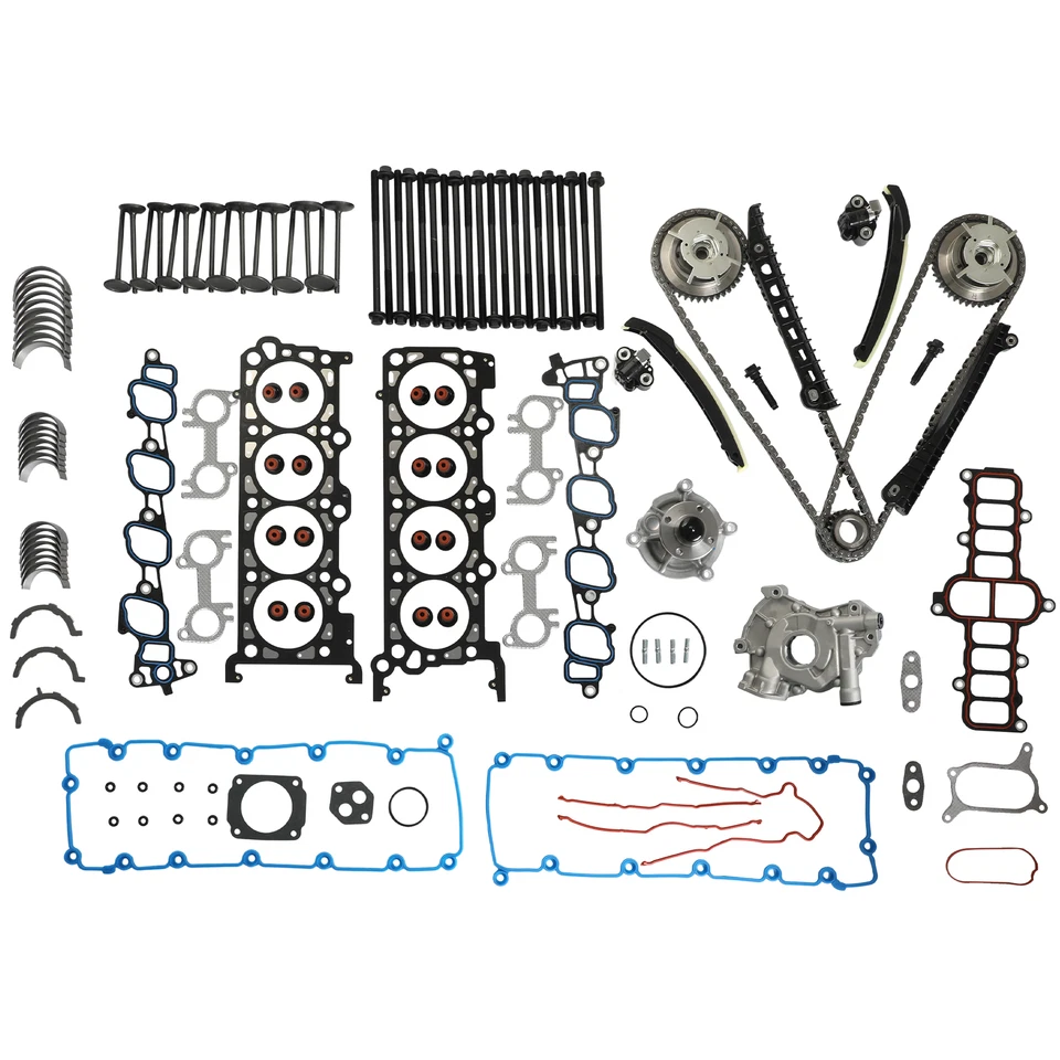 Juego de juntas de culata Kit de cadena de distribución para Ford F150 E-250 Excursion 2000-2005 5,4 L Foto 3 de 4
