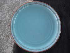 Noritake Boulder Ridge Southwest Design Rim Turquoise Dinner Plate