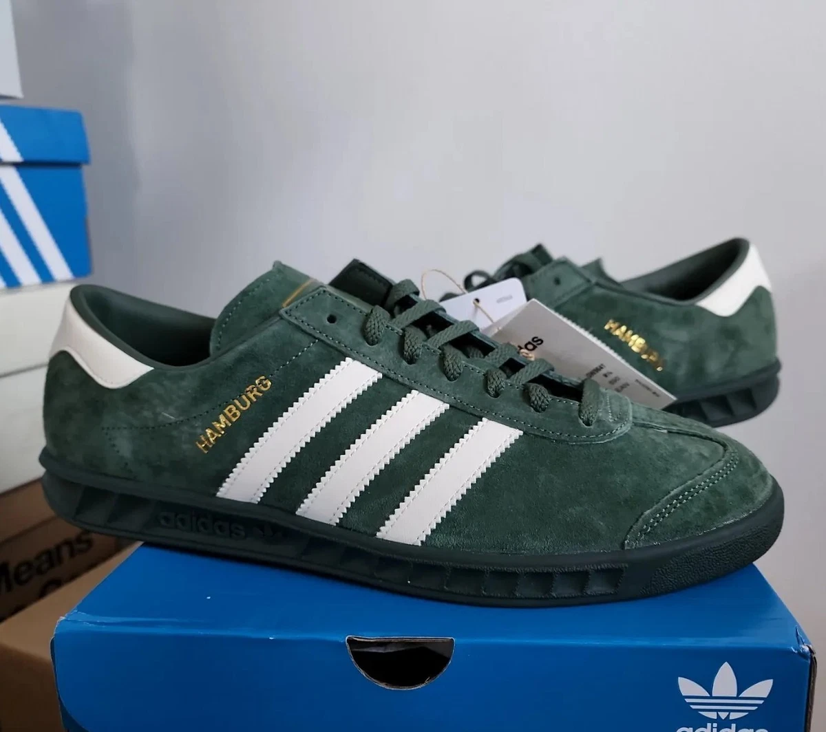 Adidas Hamburg green gold 10 Forum Low off handball spezial samba gazelle | eBay