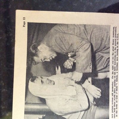 m3h ephemera 1954 boxbild henry armstrong gus bubi scholz 
