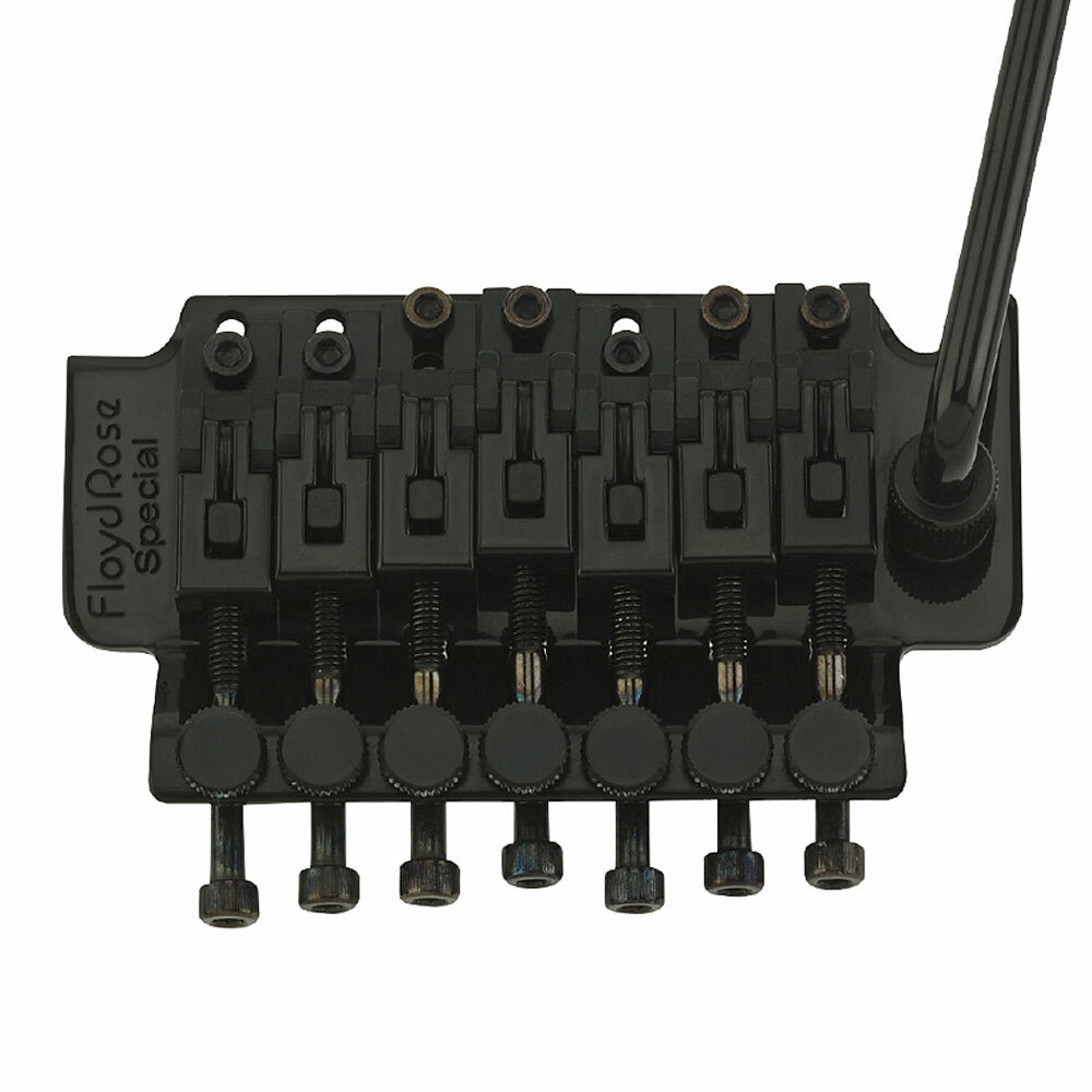 Floyd Rose 7 String Special Double Locking Tremolo System with Nut (Black)