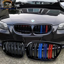 Gloss Black M-Color Front Kidney Grill for BMW E92 E93 M3 328i 335i Coupe 07-10