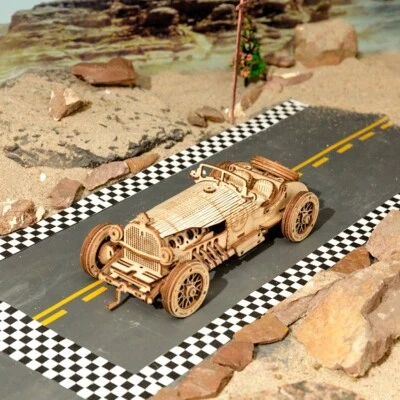 ROBOTIME 3D Holzpuzzle 1:16 Modell Auto Bausätze Grand Prix Car Kinder Geschenke - Bild 1 von 4