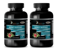 Kidney Cleanse Supplement - KIDNEY SUPPORT FORMULA Cranberry 2 Bottles 120 Caps