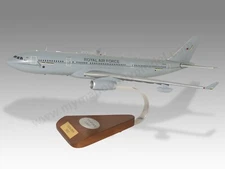 Airbus A330-200 RAF Royal Air Force Desk Wood Airplane Model Large Scale 1/144