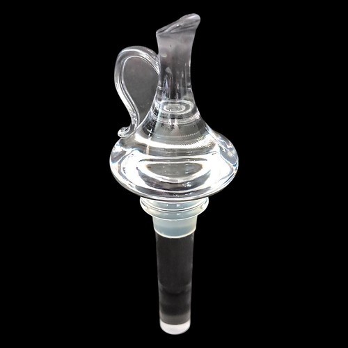 MIKASA Porto Crystal Wine Bottle Stopper Cork Plug Jug Shaped Classic Elegant - Picture 4 of 10