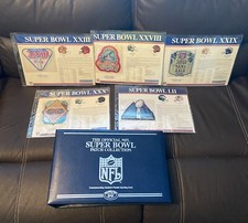 The Official NFL Super Bowl Patch Collection With 5 Commemorative Patches