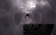 Edison Diamond Disc #82047 Albert Spalding  Cavatina (raff) op.85 no 8