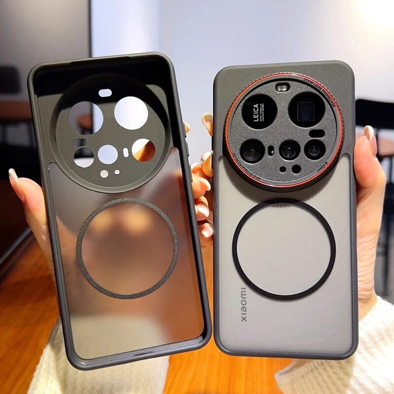 Для Xiaomi 15 Ultra, роскошный магнитное кольцо матовый бампер мягкий акриловый чехол - Изображение 2 из 4