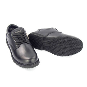 Converse Slip Resistant Black Leather 