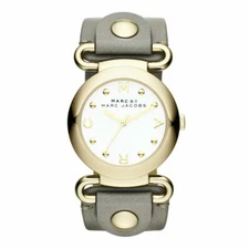 Marc Jacobs Women's MBM1303 Molly Round Grey Strap Watch