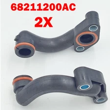 2x Engine Coolant Bypass Pipe For Dodge Jeep Grand Cherokee RAM1500 68211200AC