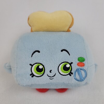 Shopkins Toasty Pop Plush 6'' Toaster Stuffed Animal Toy Moose Enterprise 2016 