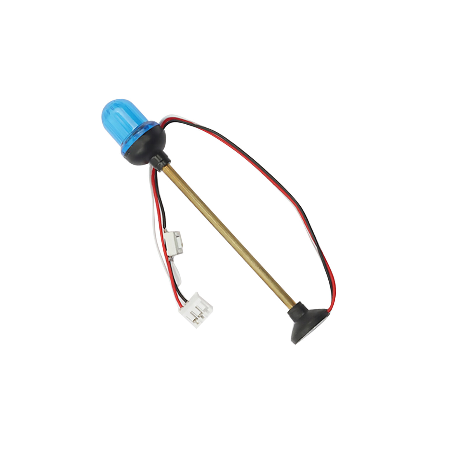 Adjustable 3-8V ON/OFF Buttons Warning Lamp Light For Henglong 1/16 RC Tanks