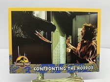 1993 TOPPS JURASSIC PARK Card - #62 Confronting The Horror