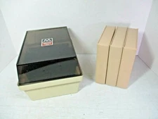 3 Mini KAS-ETTE/10 Library Cases & Advance Access Mini-Flex DISKETTE File -Disks