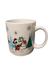 Disney Christmas Coffee Mug Hot Cocoa Mug Mickey Minnie Goofy Donald 20 Oz 2019 