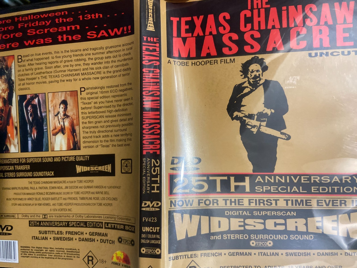 The Texas Chainsaw Massacre (DVD, 1974) for sale online | eBay