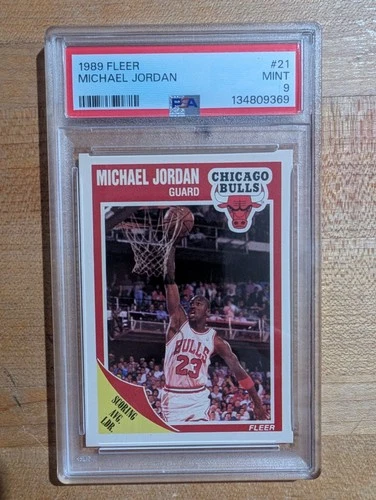 1989-90 Fleer - Michael Jordan #21 PSA 9