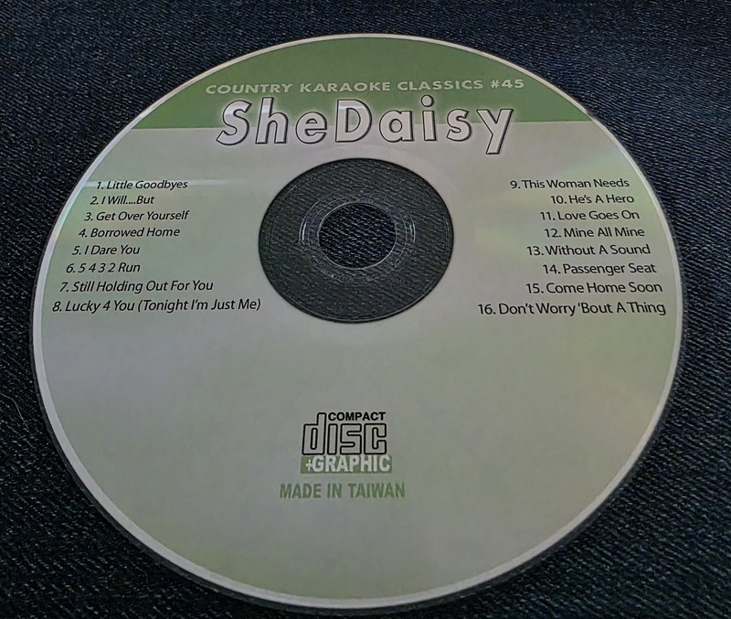 SHEDAISY    COUNTRY KARAOKE CLASSICS CDG DISC 