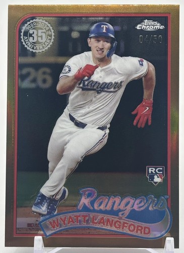 Wyatt Langford #89CU-2 2024 Topps Chrome Update 1989 card