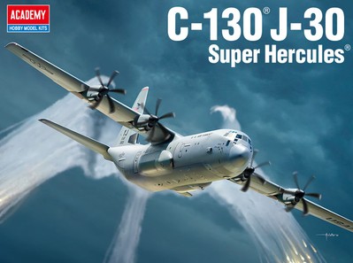 C-130 J-30 Super Hercules 1:144 Plastic Model Kit ACADEMY