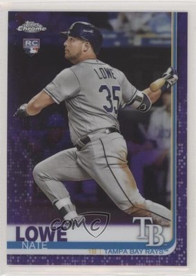 2019 Chrome Update Target Purple Refractor Nathaniel Lowe Nate Rookie RC g2e
