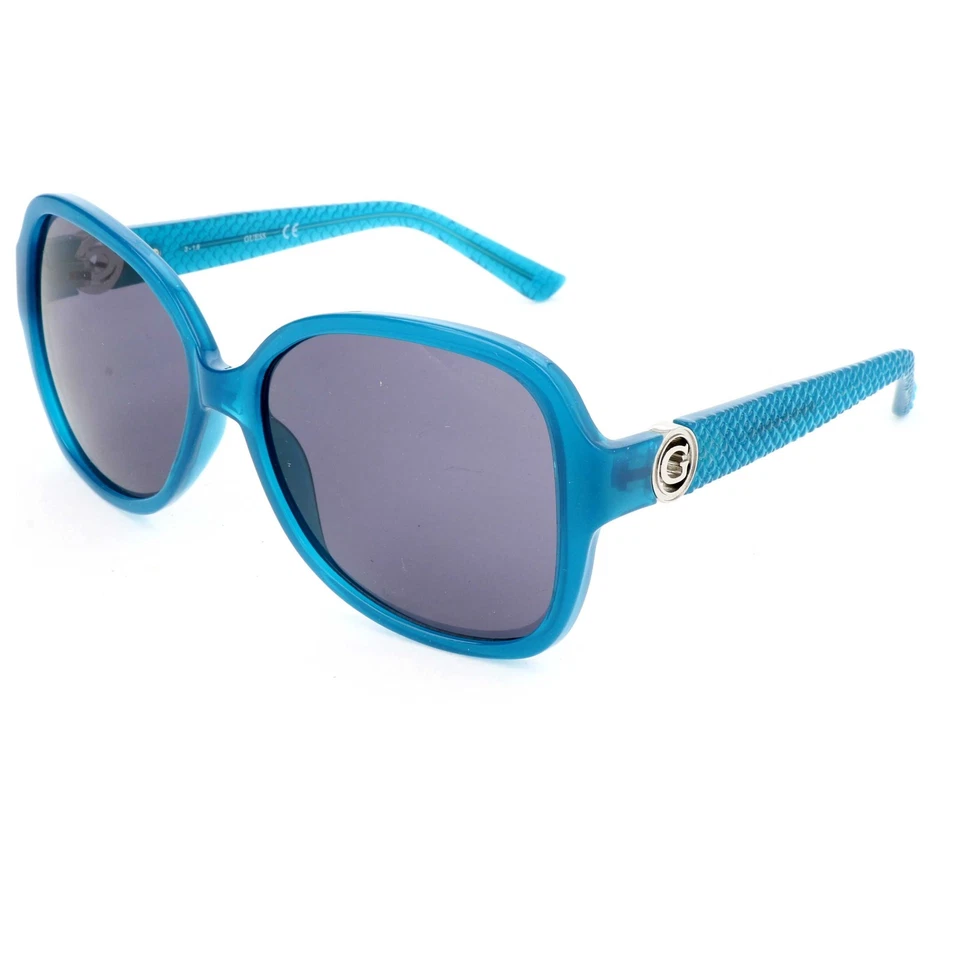 Guess Women's 58 mm Shiny Turquoise Sunglasses GF0275-87A-58