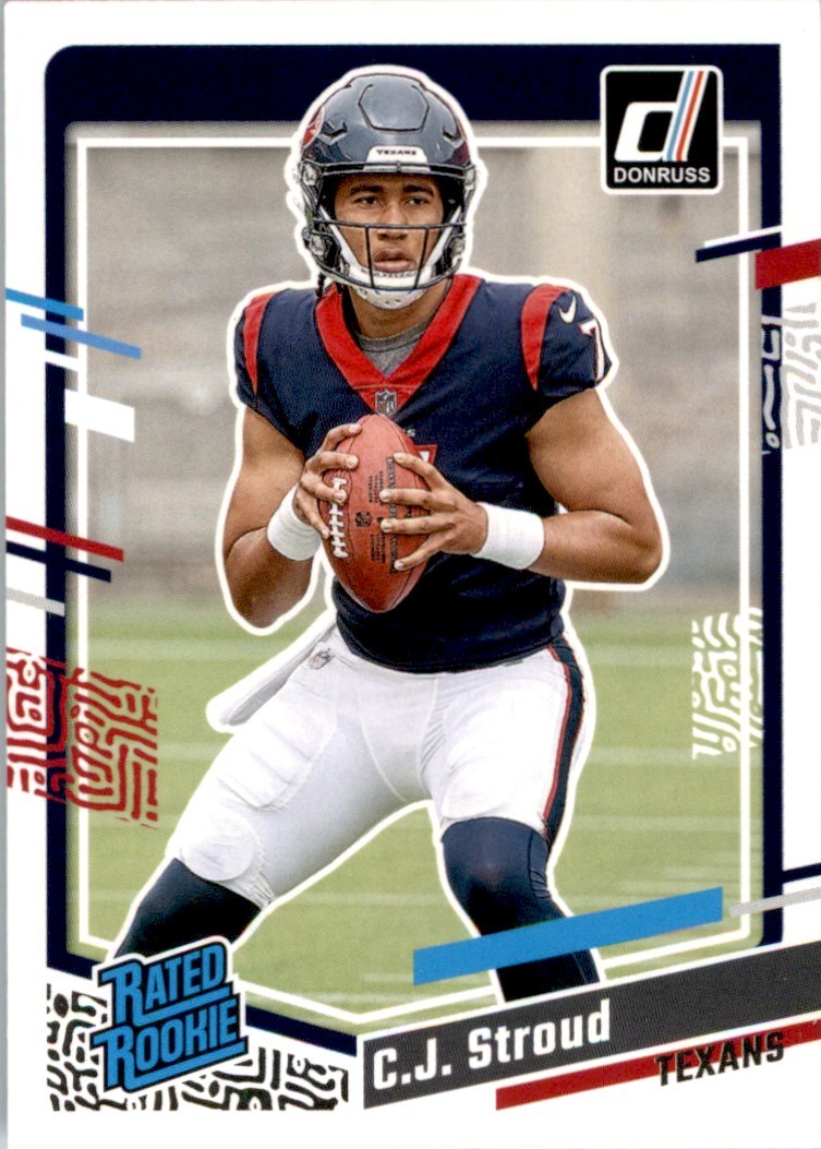 C.J. Stroud 2023 Donruss Rated Rookie RC #339 Houston Texans