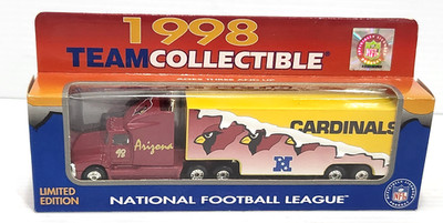 NFL Arizona Cardinals 1/80 1998 Diecast Tractor Trailer Limited Team Collectible
