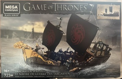Mega Bloks Game of Thrones GPB29 Targaryen Warship 723PCS GOT Collector NIB