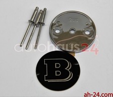 Mercedes Cls Class C218 Brabus Badge Emblem Original Hood 51.5mm 2012-up New Mercedes Cls Class C218 Brabus Badge Emblem Original Hood 51.5mm 2012-up New