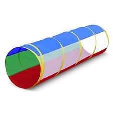6ft Crawl Through Play Tunnel Toy, Pop up Tunnel for Kids Toddlers Dogs 6 Foot